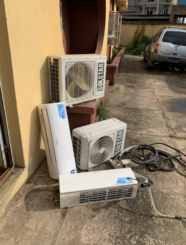 V.Clean 1.5Hp Solstar Low Voltage Storage Air-Conditioner With Kit, Already Filled Gas, indoor and Outdoor Hanger For-Sale [ Product Code >> 0814 ]