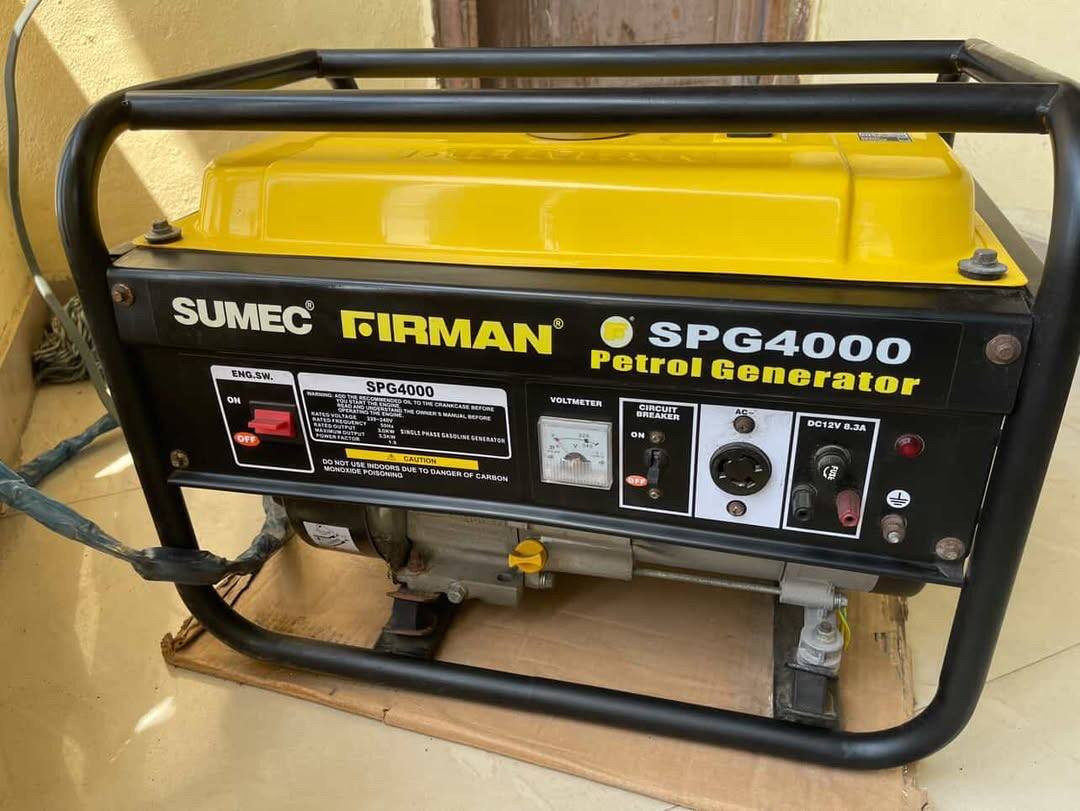 V.Clean 1Month Used firman 3.3KVA 100% Copper Manual Starter Generator | SPG-4000 for-sale