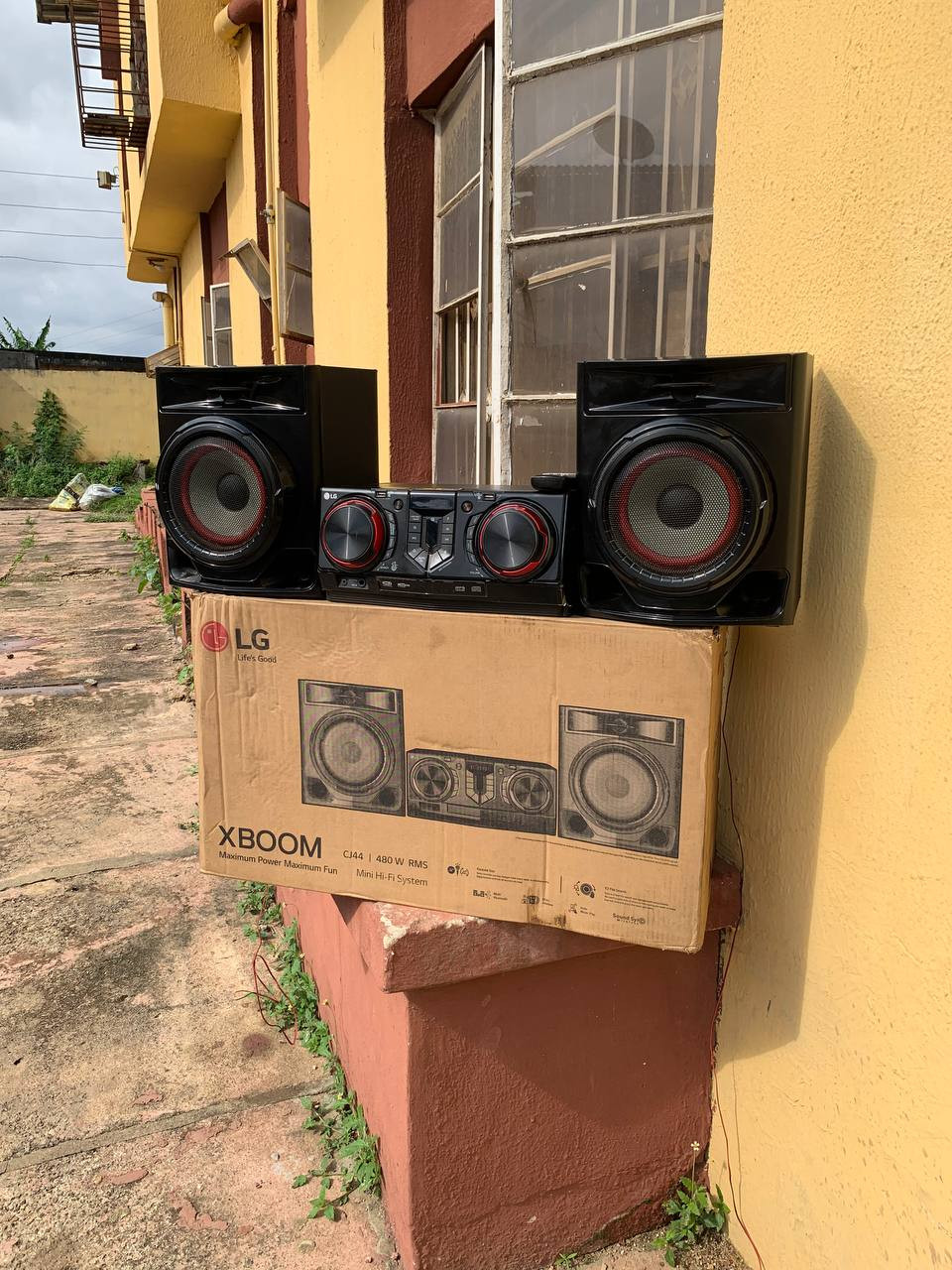 ❌❌SOLD-OUT❌❌ Clean 480W, Bluetooth, Xboom CJ44 Sound System With Pack For-Sale