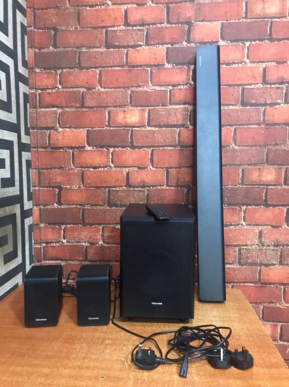 ❌❌SOLD-OUT❌❌ V.Clean, One Month Used,  Hisense AX5100G 5.1ch 340W Soundbar with Wireless Subwoofer For-Sale