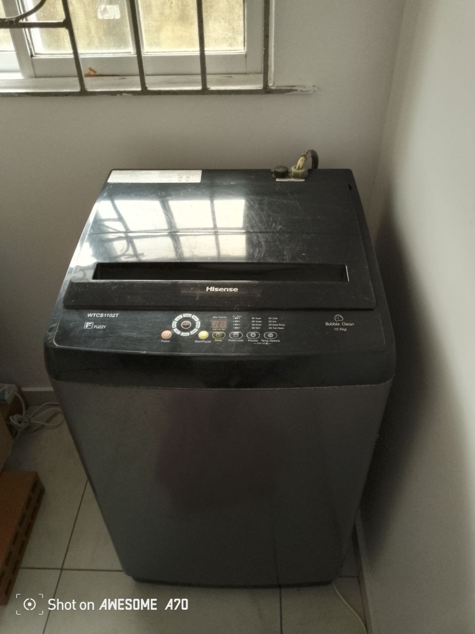 Hisense washing machine 10.5KG WTCS1102T