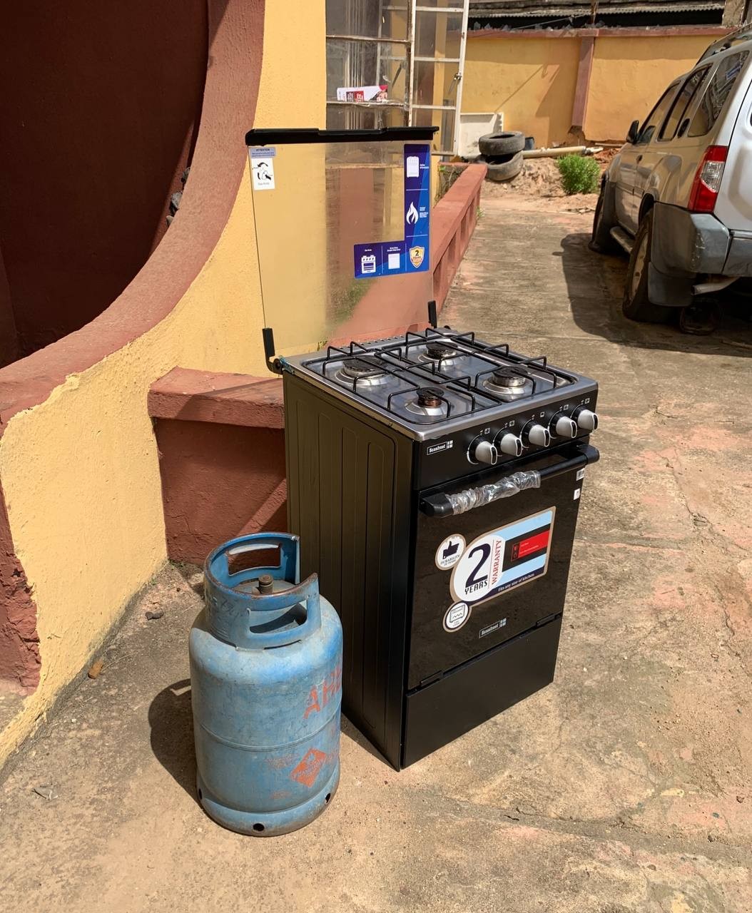 ❌❌SOLD-OUT❌❌...V.Clean, 3Months used, Scanfrost 4 Burner Gas Oven Gas Cooker | SFC 5402 For-Sale