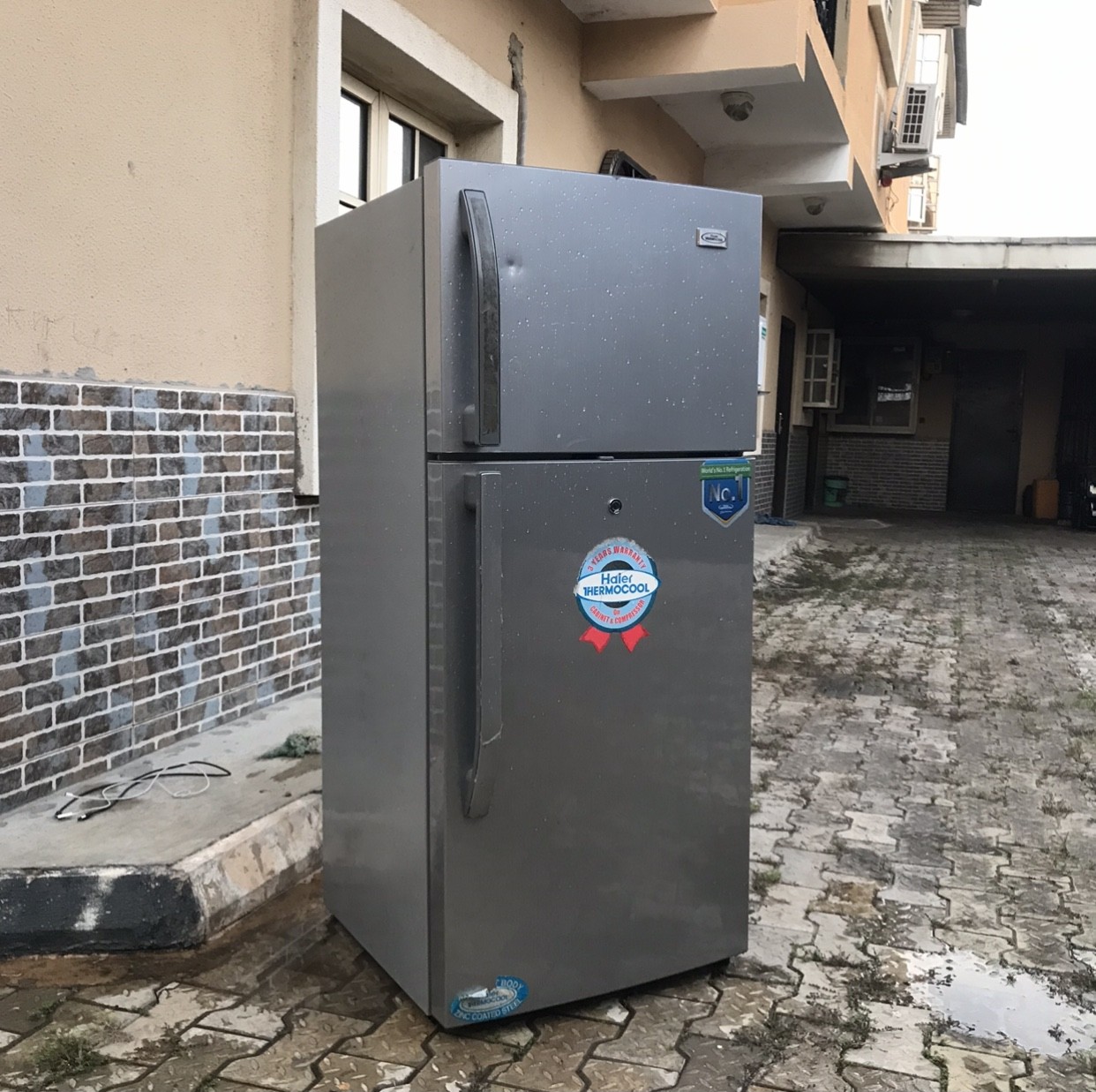 ❌❌SOLD-OUT❌❌ .. V.Clean 200L Haier Thermocool HRF-200 LUX Robust Double Door Refrigerator For-Sale