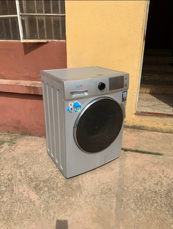 V.Clean 8Kg Front Loader Scanfrost Wash and Dry Automatic Washing Machine For-Sale [ Product Code >> 0493 ]