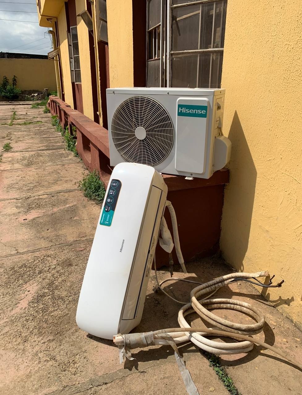 V.Clean 1Hp Hisense Air-Conditioner With Kit For-Sale