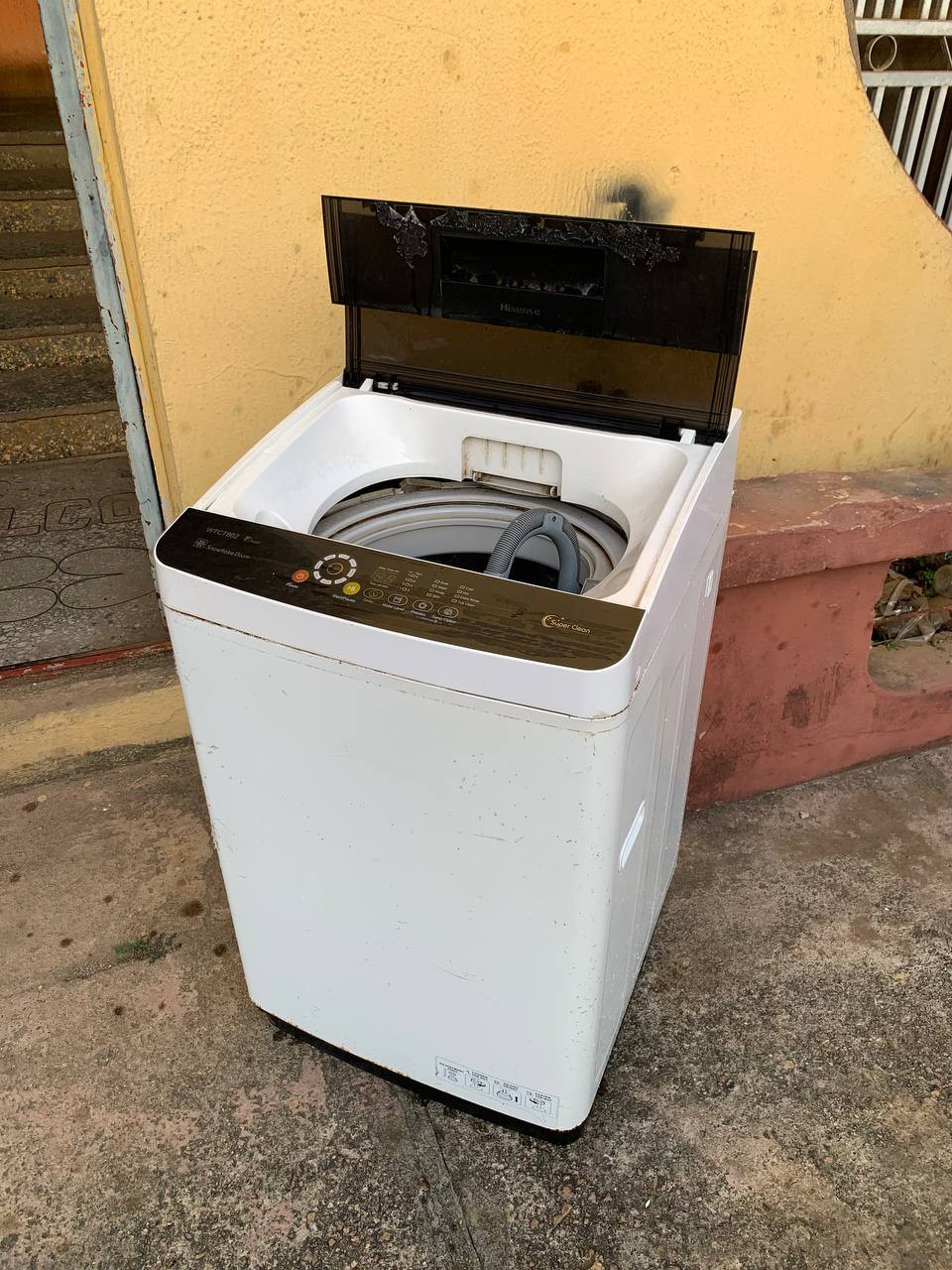 8Kg Hisense Automatic Washing Machine WTJA802T For-Sale  [ Product Code >> 0294 ]