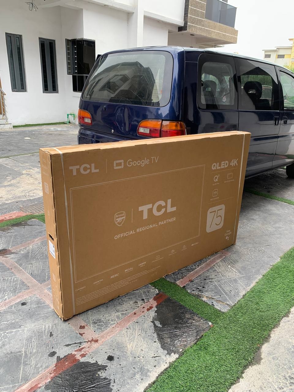 Awoof Brand New TCL 75Inch QLED, 4K, Bluetooth, Smart Android, Frameless TV (75CC55) For-Sale