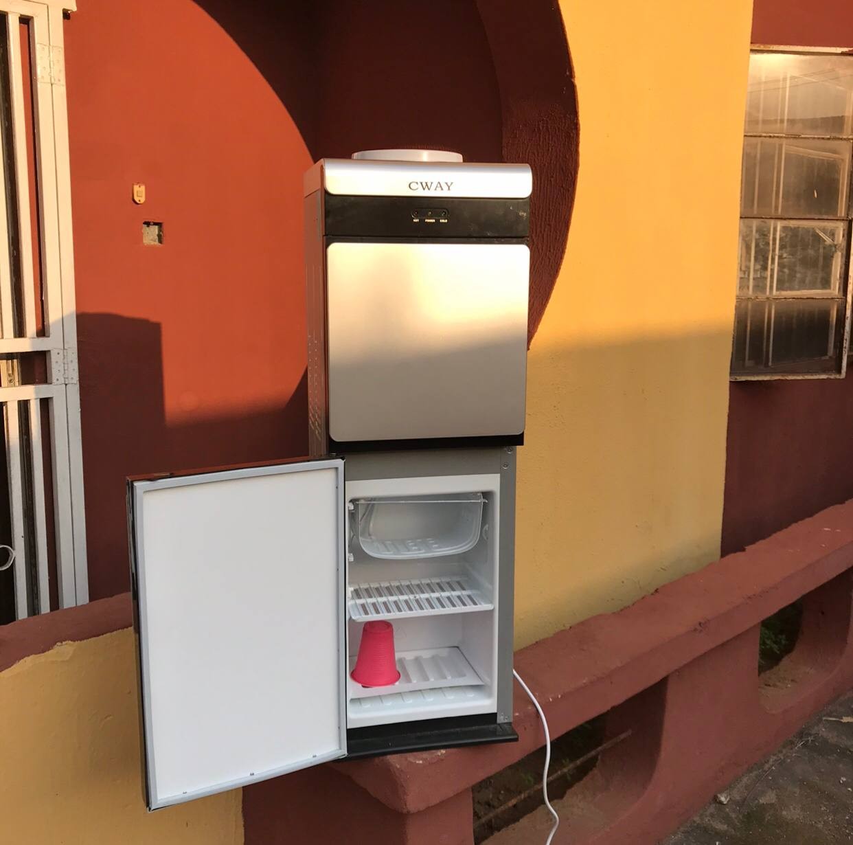 ❌️SOLD-OUT .... 1Month Used 2024 Model CWAY Water Dispenser Ruby 4f-byb72 With Fridge & Mini Freezer For-Sale