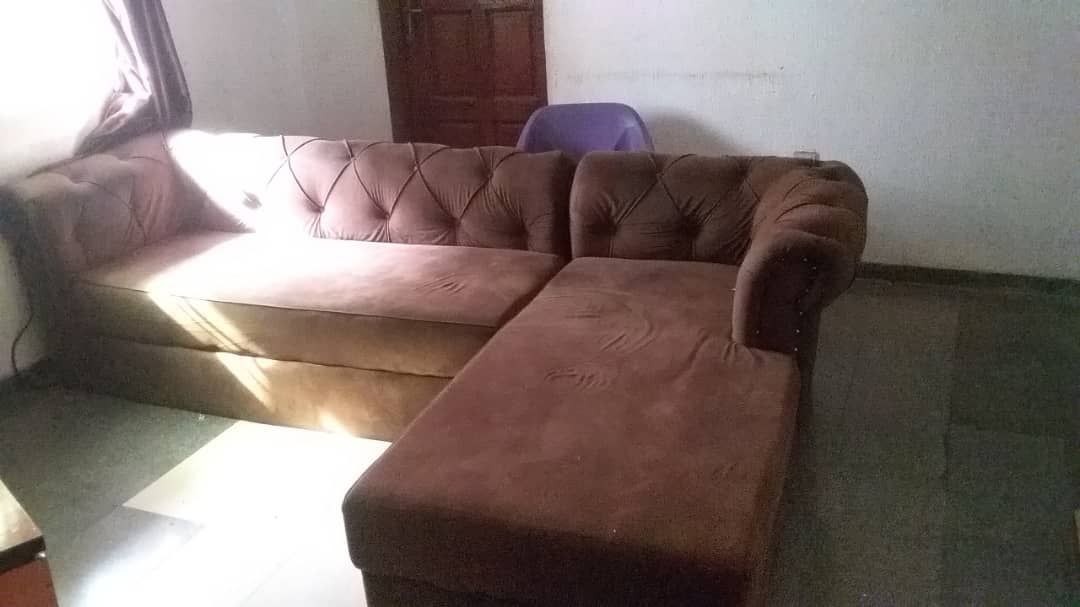 Very clean L Shape Sofa
