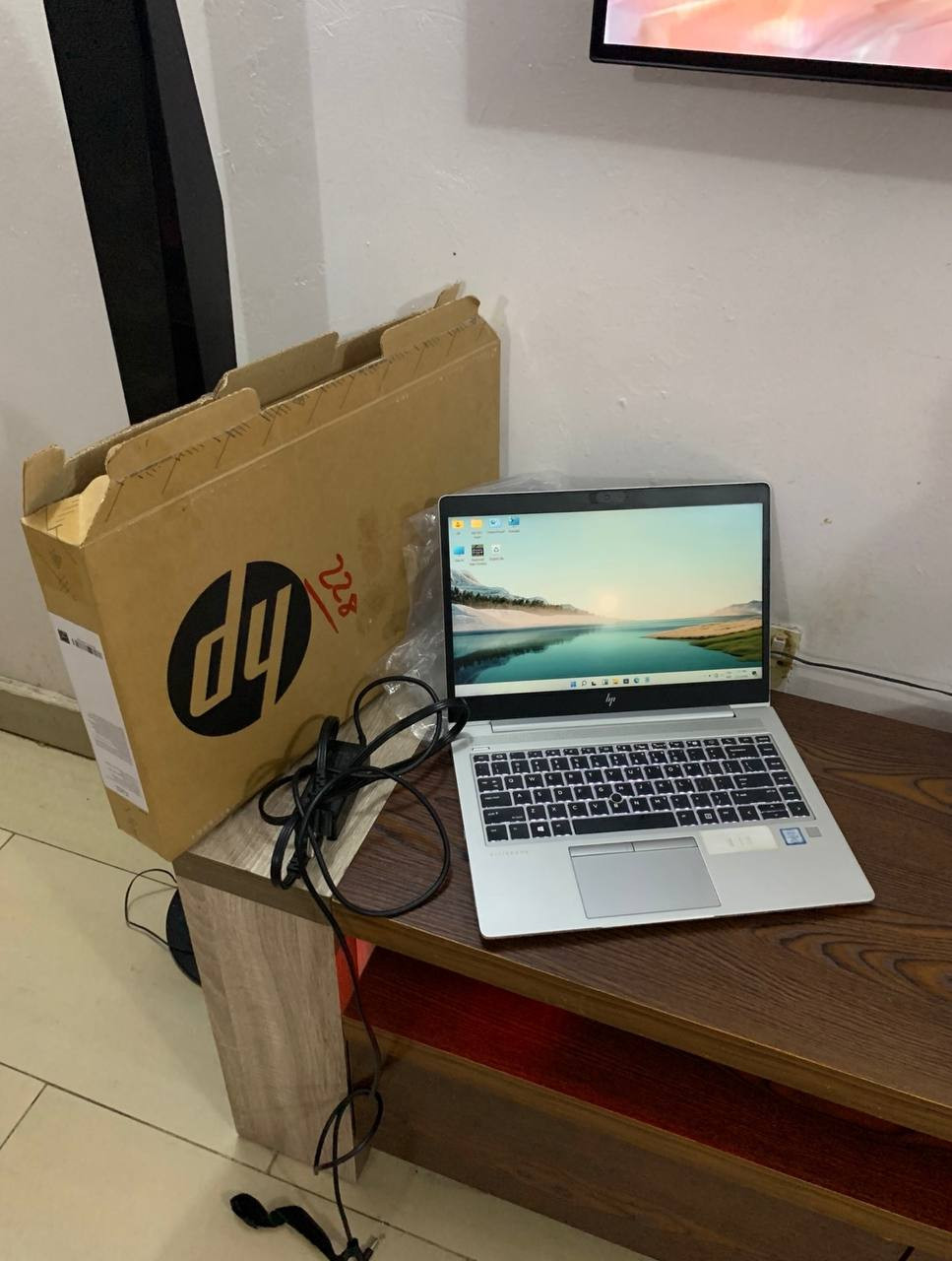 V.Clean 8Gb Ram, 256Gb Ssd, Corei5, 2-3Hours Ba3 Life, Keyboard Light, Hp 840 G5 Laptop For-Sale