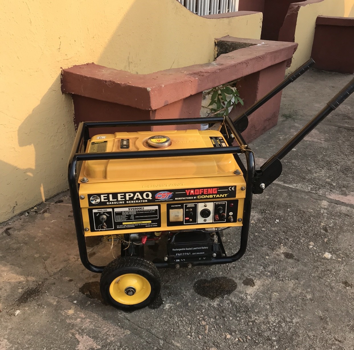 ❌❌SOLD-OUT❌❌ ... V.Clean Elepaq 100% Copper 4.5KVA Constant Key Starter Generator | SV6800E2 For-Sale