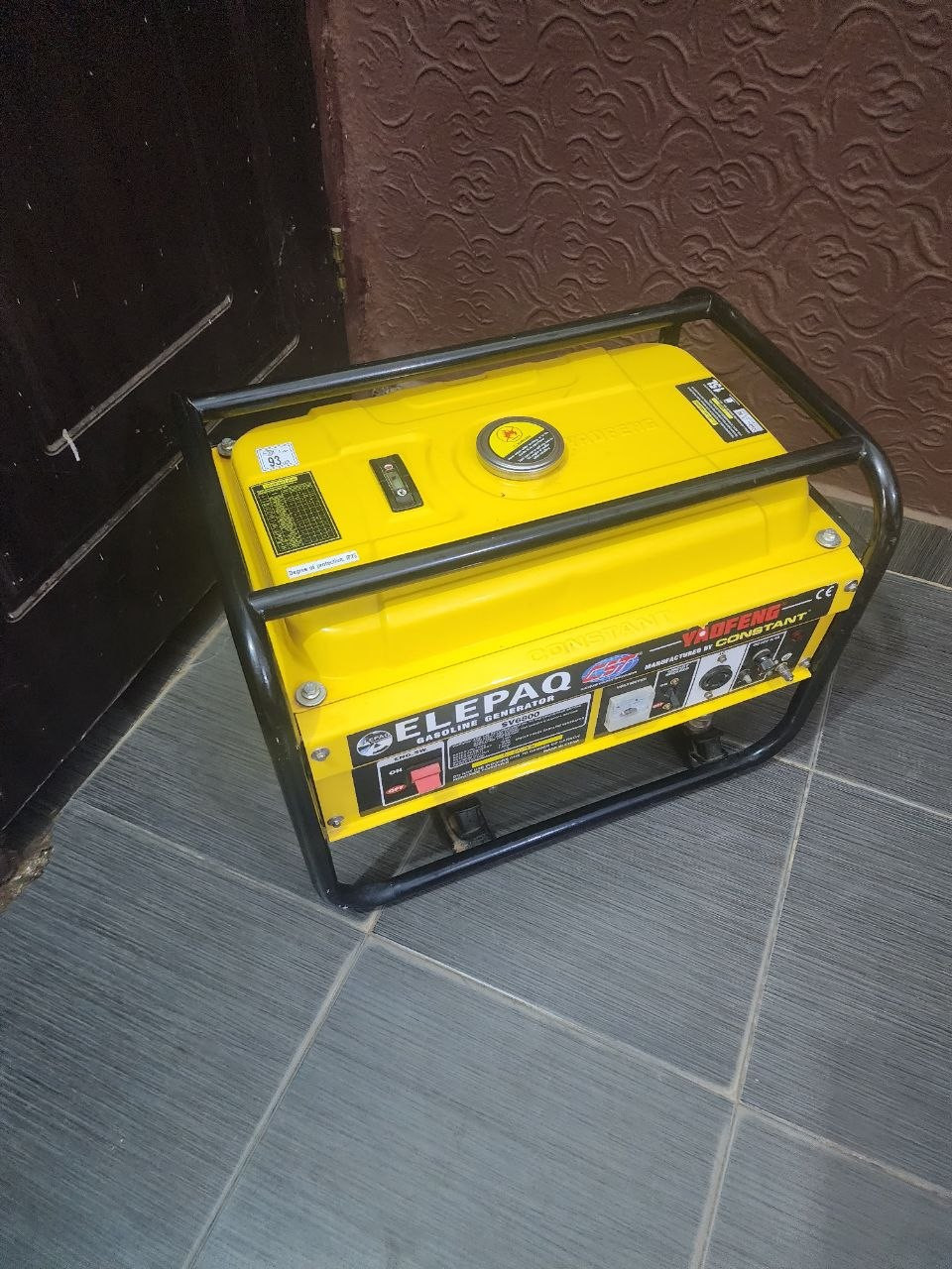 V.Clean, Low Noise, 4.5kva, 100% Copper Elepaq Constant Generator For-Sale [ Product Code >> 0674 ]