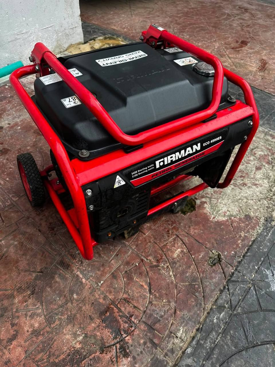V.Clean, Few Month Used, Firman 3.5kva Key start Generator - ECO4990ES For-Sale [ Product Code >> 0600 ]