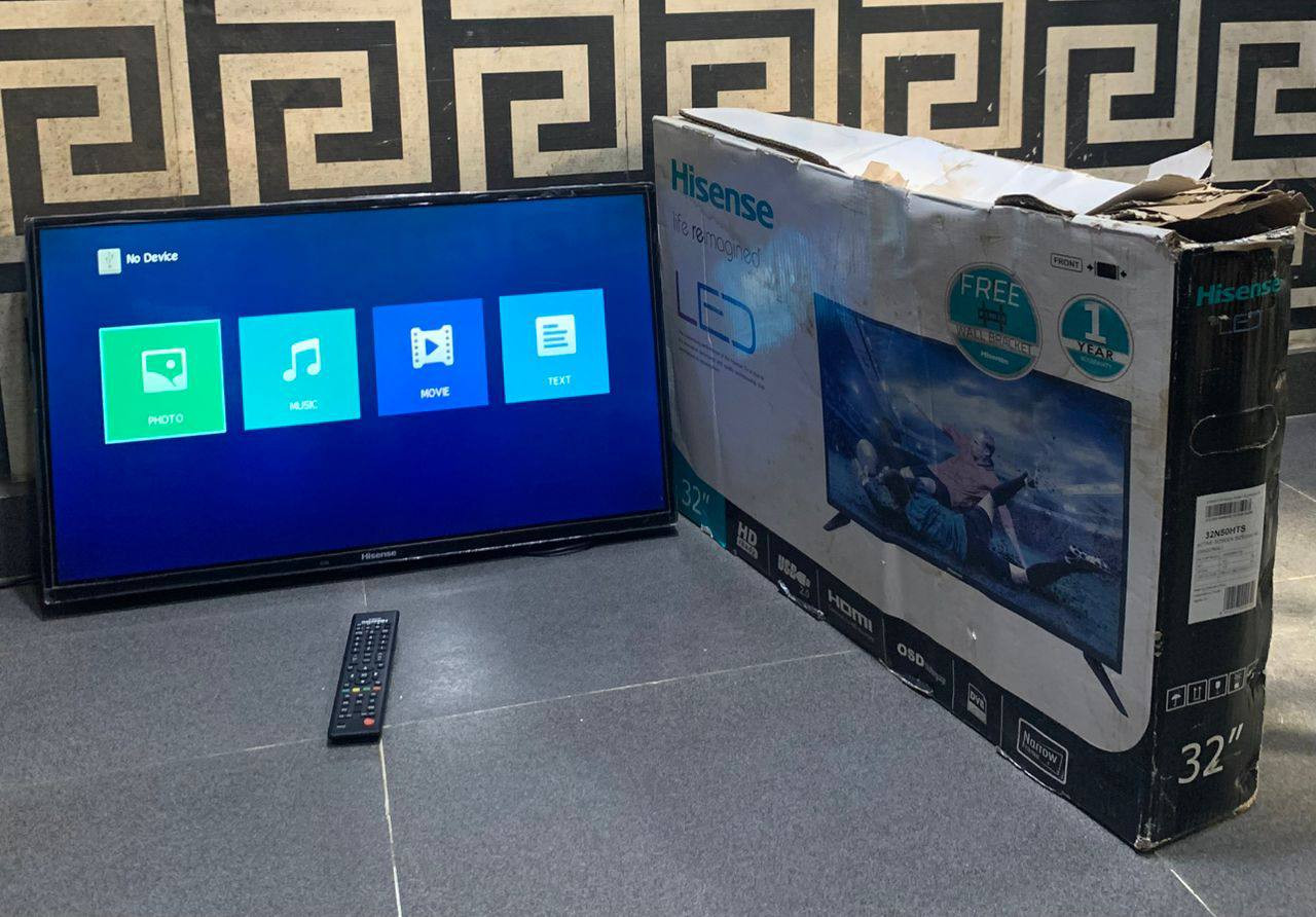 V.Clean 32Inches Hisense Full Hd Tv with Box For-Sale [ Product Code >> 0482 ]