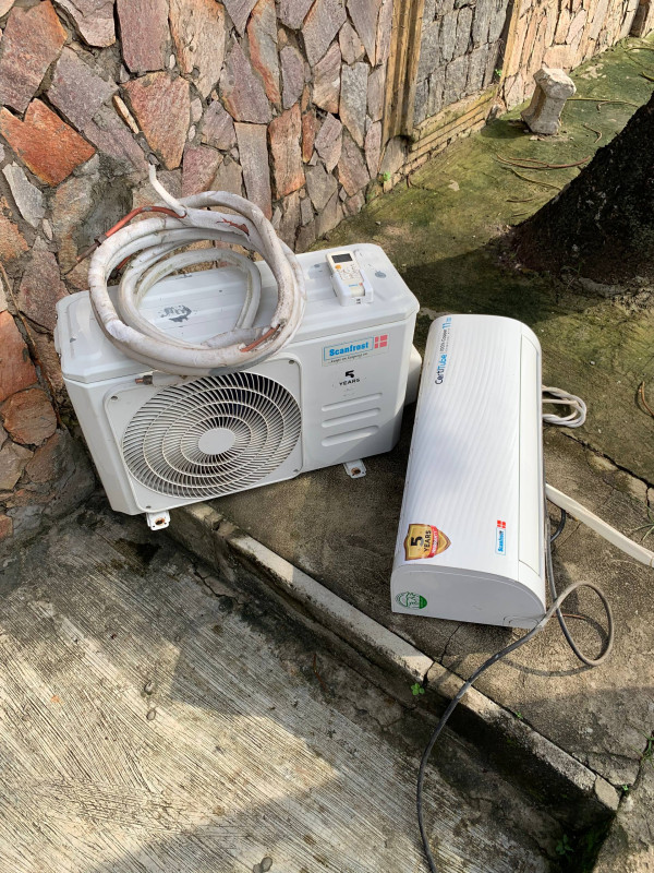V.Clean 1Hp Scanfrost Low Voltage Storage Air-Conditioner With Gas & Kit For-Sale  [ Product Code >> 0595]