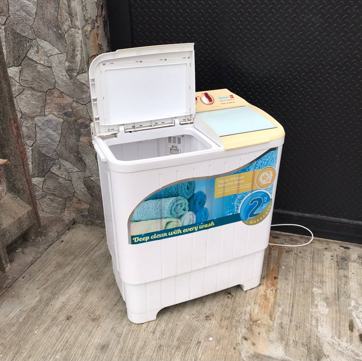 ❌️SOLD-OUT ... V.Clean Scanfrost 6.8kg Twin Tub semi-Automatic washing machine-SFSANTTD6 For-Sale