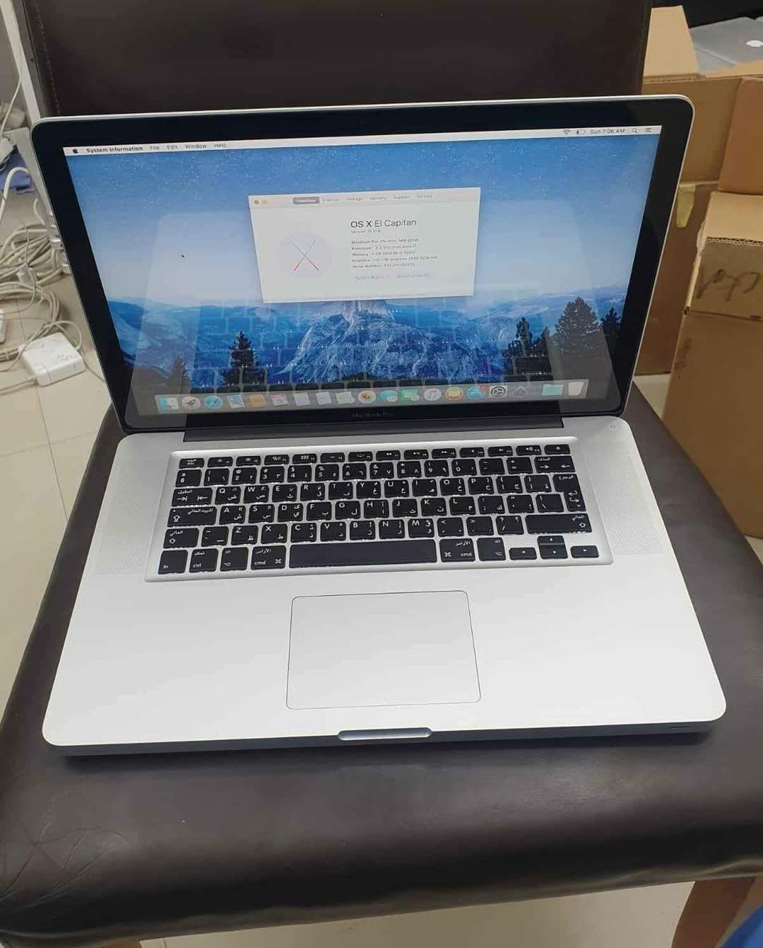 Super clean macbook pro 2011 core i5 4gb ram 320gb rom with keyboard light and long lasting battery