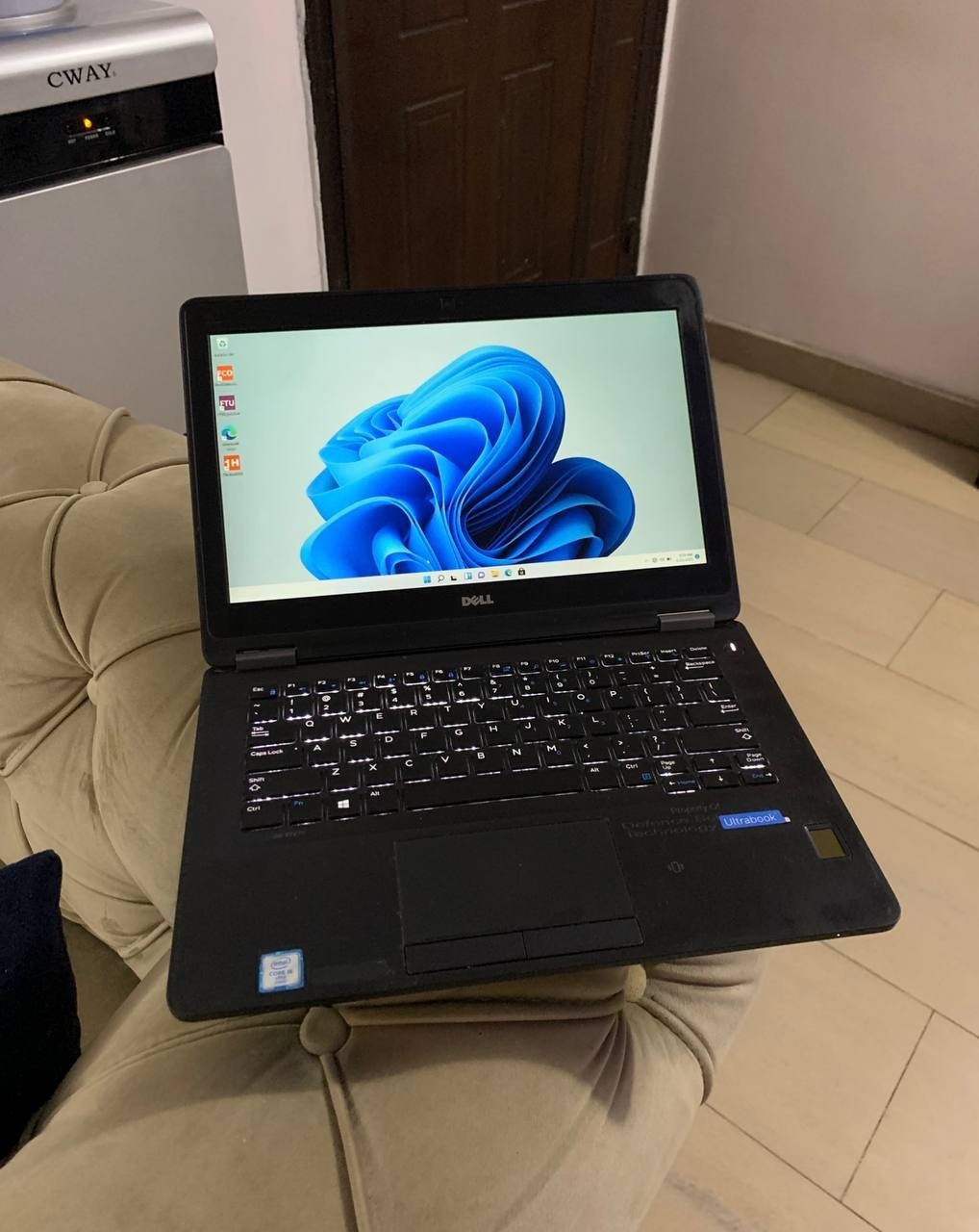 V.Clean 16Gb Ram, 500Gb Hdd, Corei5, Keyboard Light, 6Hours Ba3 Life, Dell Latitude E7270 Laptop For-Sale