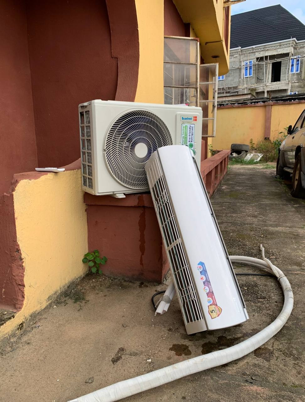 V.Clean One Month Used, 2Hp Scanfrost Inverter Air-Conditioner With Kit and Already Filled Gas, For-Sale