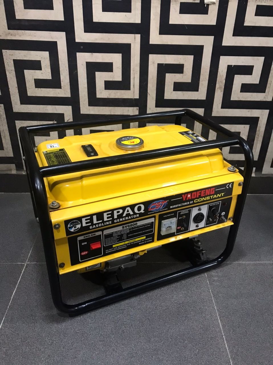 V.Clean, 1Month Used, 4.5kva, 100% Copper Elepaq Constant Generator For-Sale
