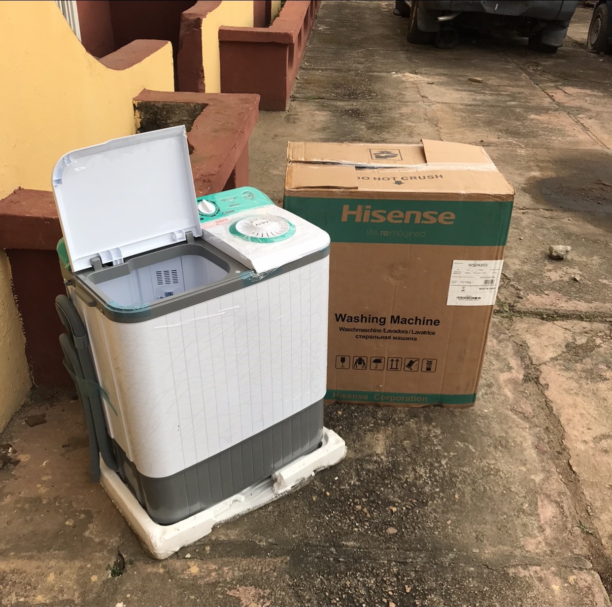 ❌❌SOLD-OUT❌❌ Awoof Brand New Hisense 5KG Twin Tub Top Loader Washing Machine Green | WM WSPA 503 For-Sale