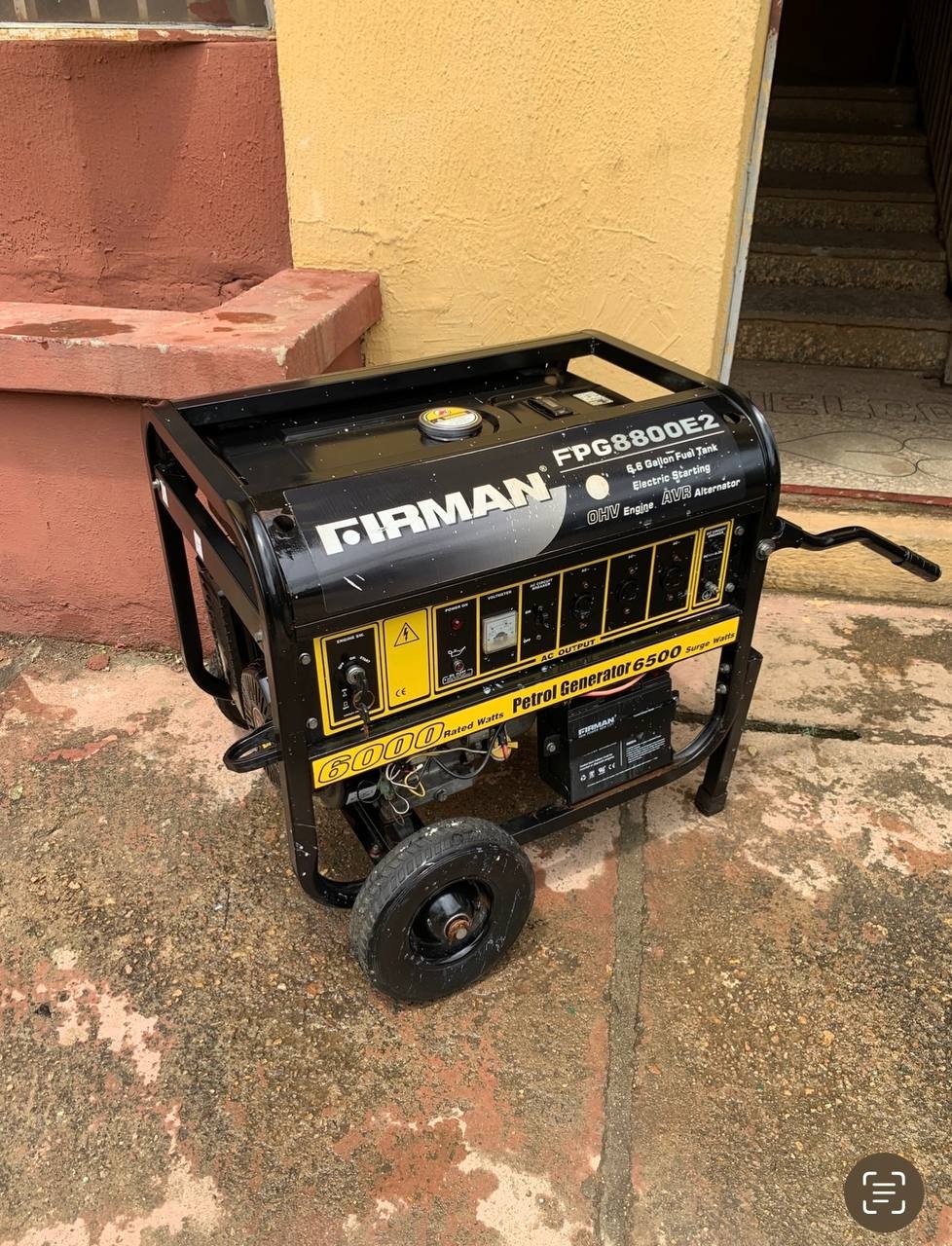 100% Clean Sumec Firman kick and start 6.5KVA Generator FPG8800E2