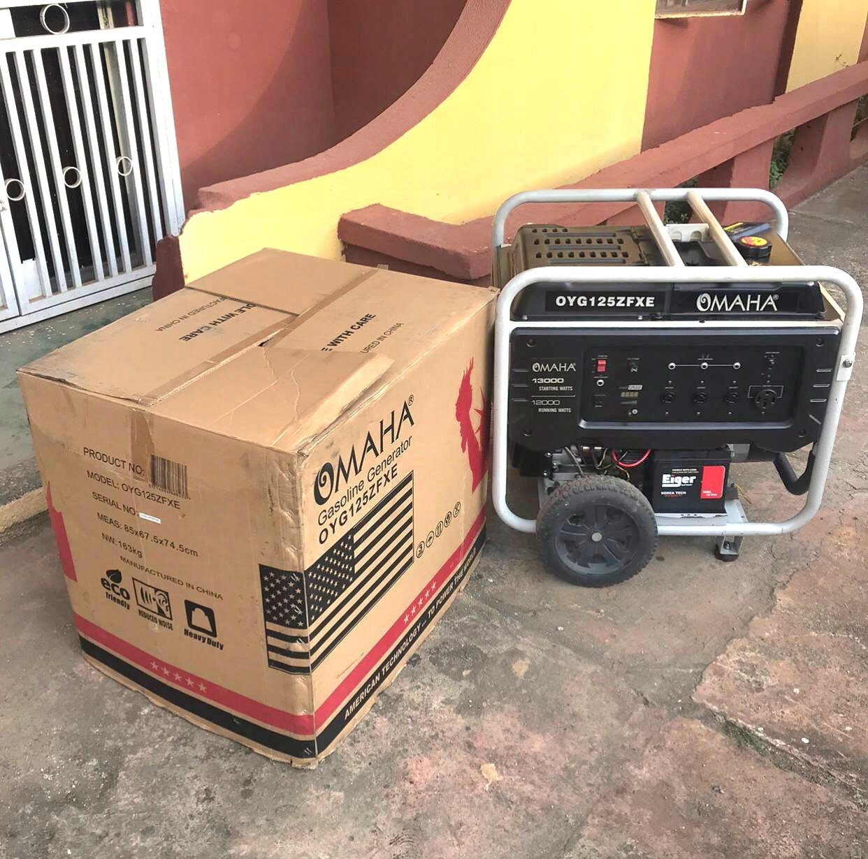 [Free delivery] V.Clean 6Months Used 12.5KVA Omaha Heavy Duty (OYG125ZFXE) Gasoline Generator For-Sale