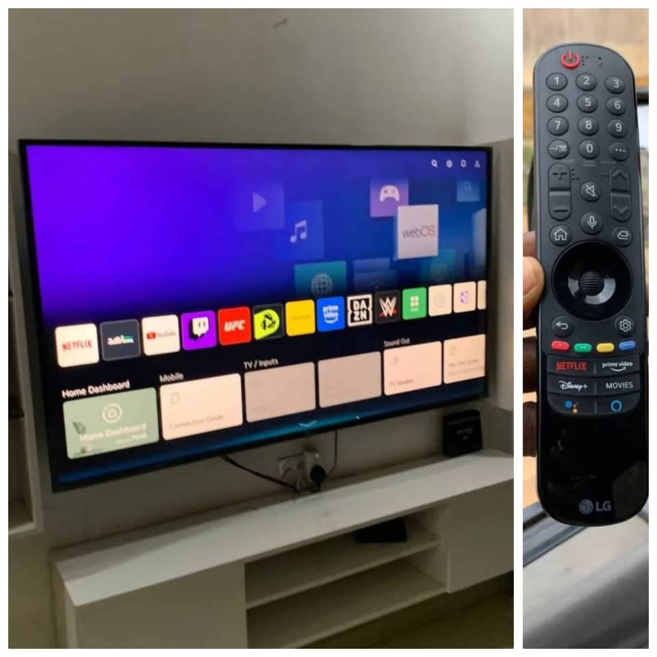 V.Clean 50inches LG webOS22 4K Smart AI Tv With Magic Remote For-Sale