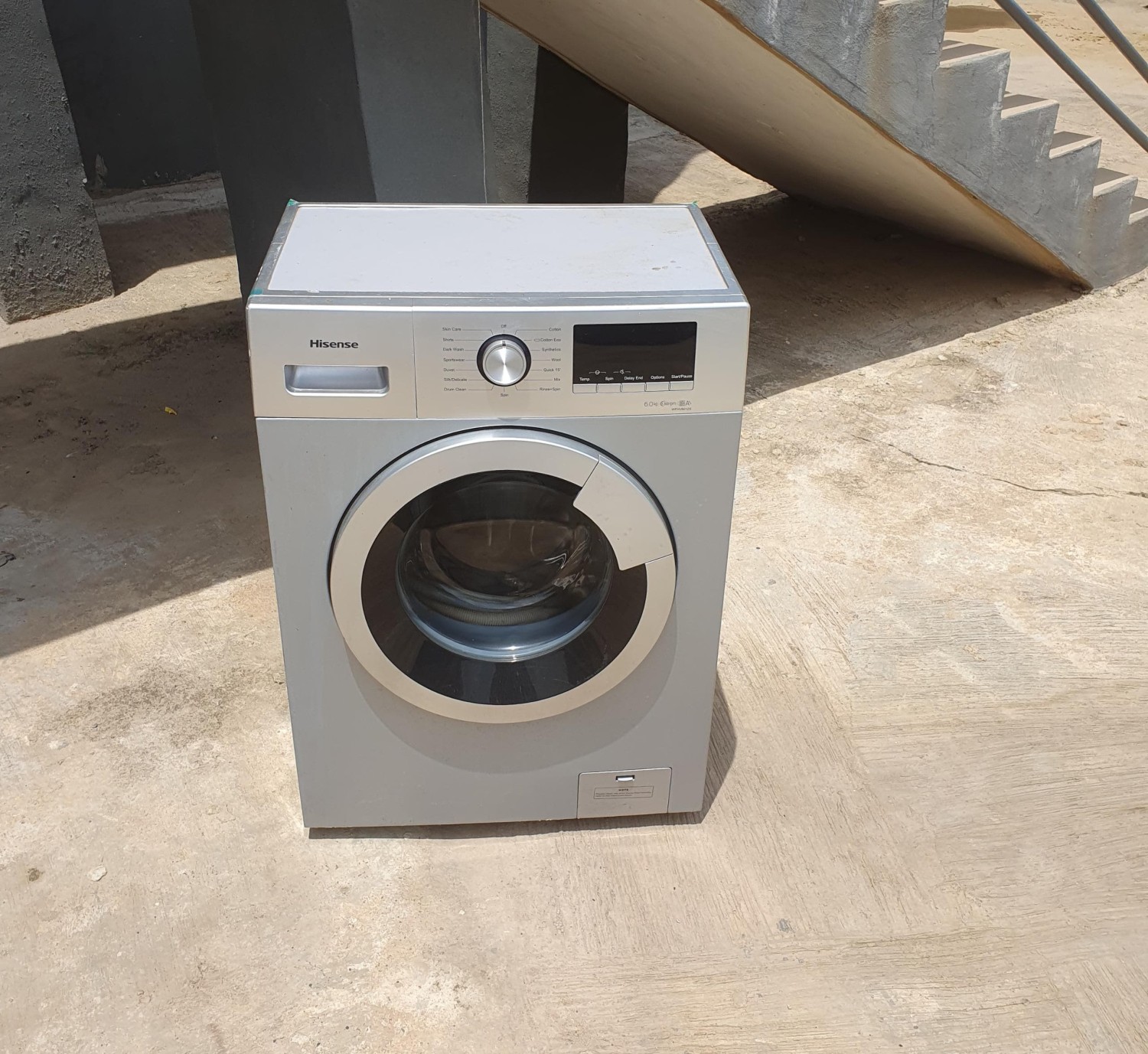 [K3]-  V.Clean 1Month Used Hisense 6KG Front Loader Automatic Washing Machine | WM 6012S [Product Code:0027]