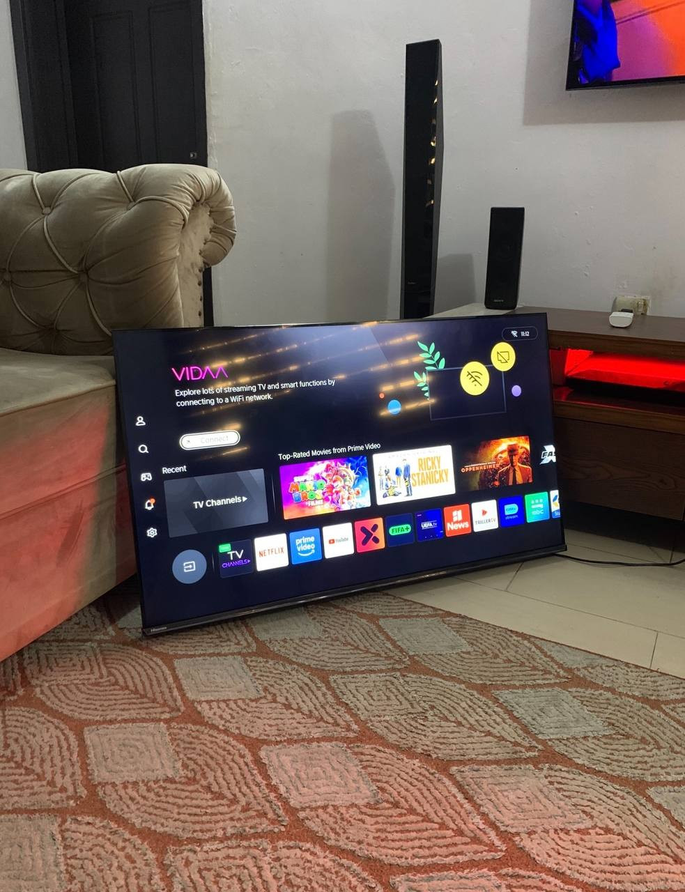 V.Clean, 3Weeks Used, 43Inches Hisense 4K Smart Frameless Tv For-Sale [ Product Code >> 0243 ]