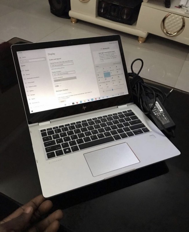 V.Clean, 16Gb/256Gb, Hp Elitebook 1040 G6 X360, Corei5, Touch screen, Keyboardlite, Finger Print Laptop For-Sale