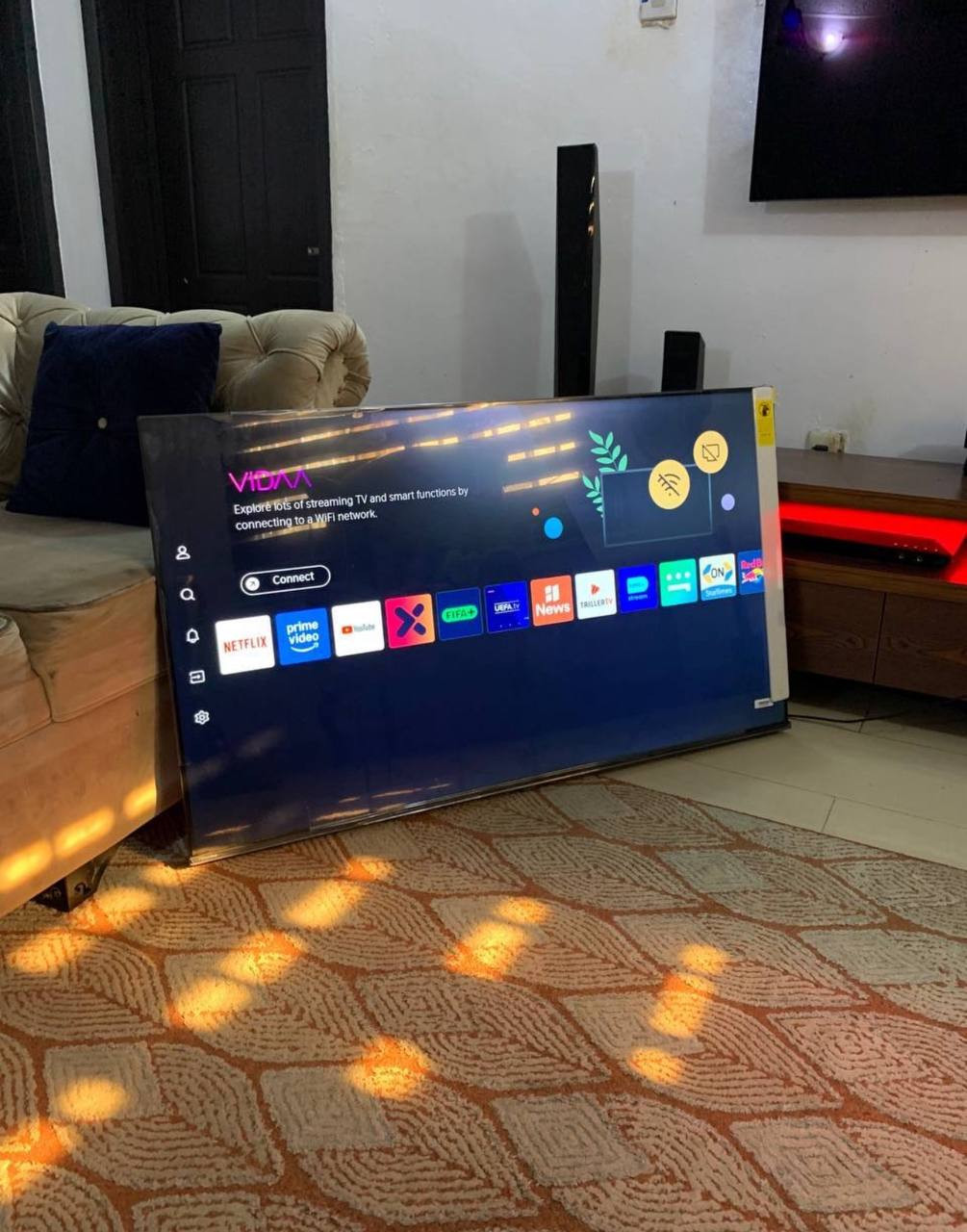 V.Clean 3Weeks Used 50Inches Hisense 4K Smart Frameless Tv For-Sale [ Product Code >> 0234 ]