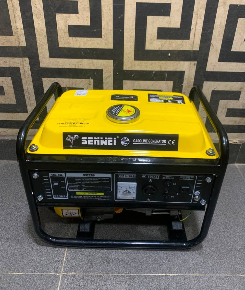 Awoof Brand New 1.5Kva Elepaq Senwei Manual Start Generator Sv2200 For-Sale  [ Product Code >> 0592 ]