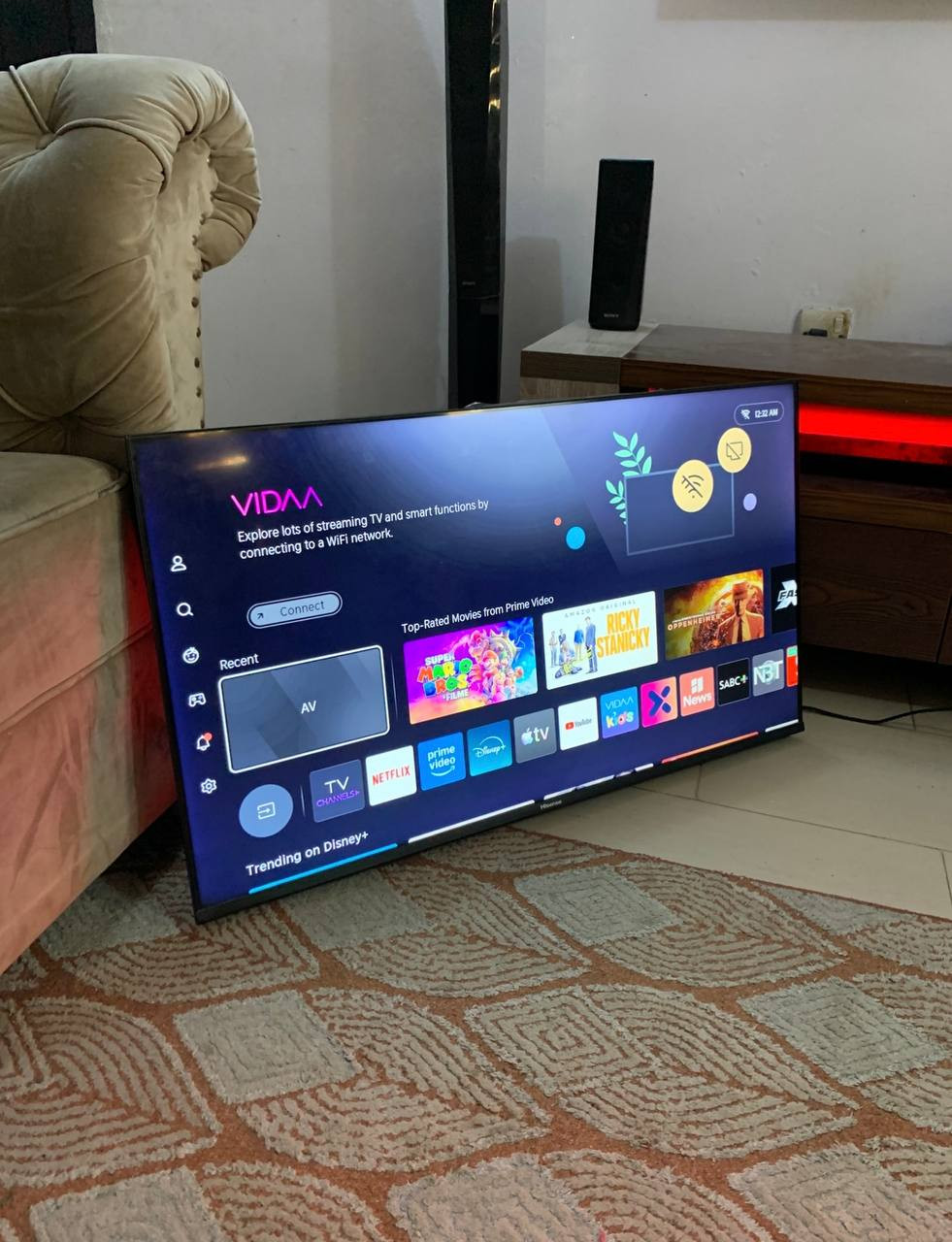 V.Clean 40Inches Hisense 4K Smart Frameless Tv For-Sale [ Product Code >> 0227 ]