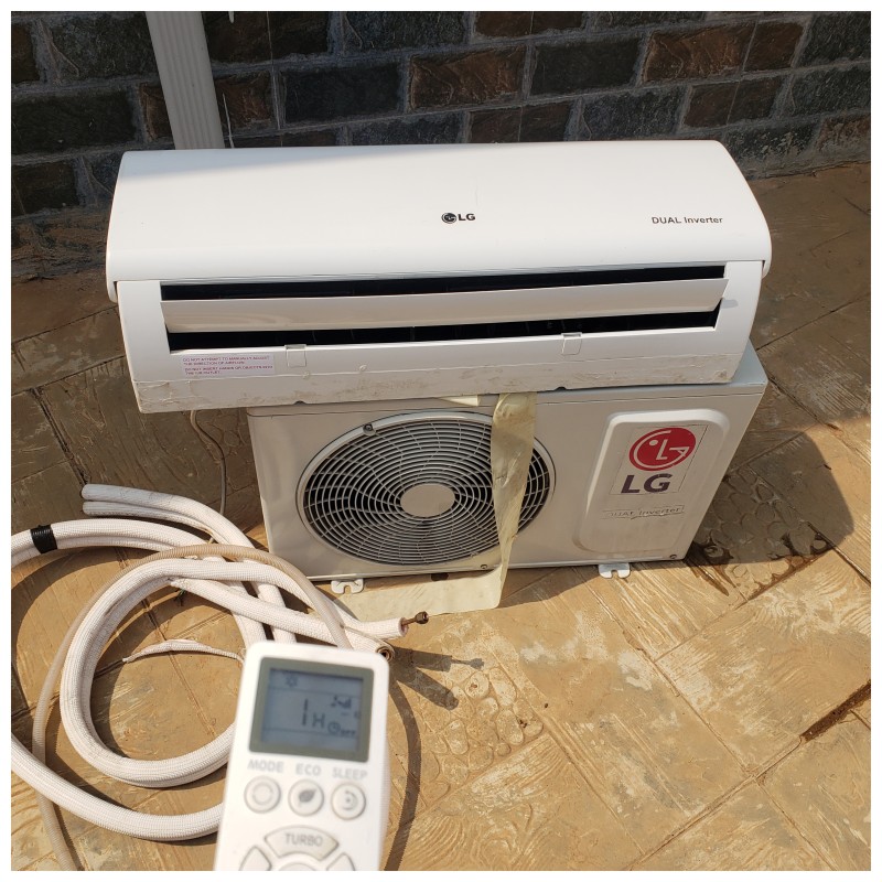 ❌Sold out ❌1.5hp lg semi inverter ac with kits