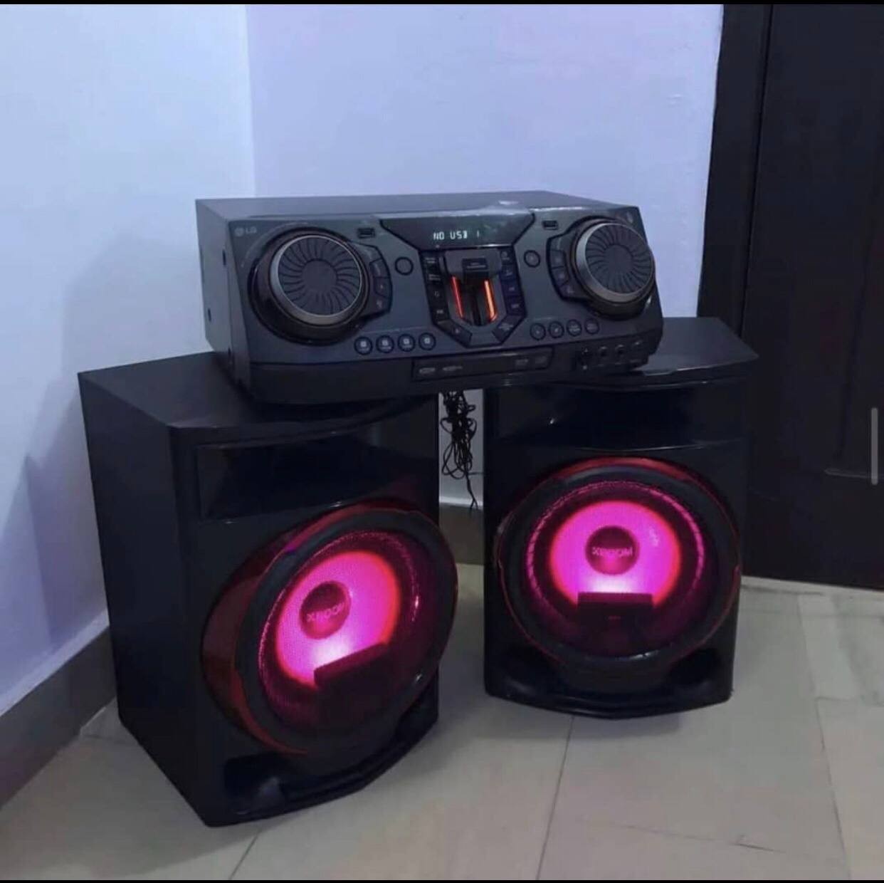 ❌️SOLD-OUT ... LG multi - color Lighting D J App- X BOOM CL87 2350w Mini Hi-Fi system For- Sale