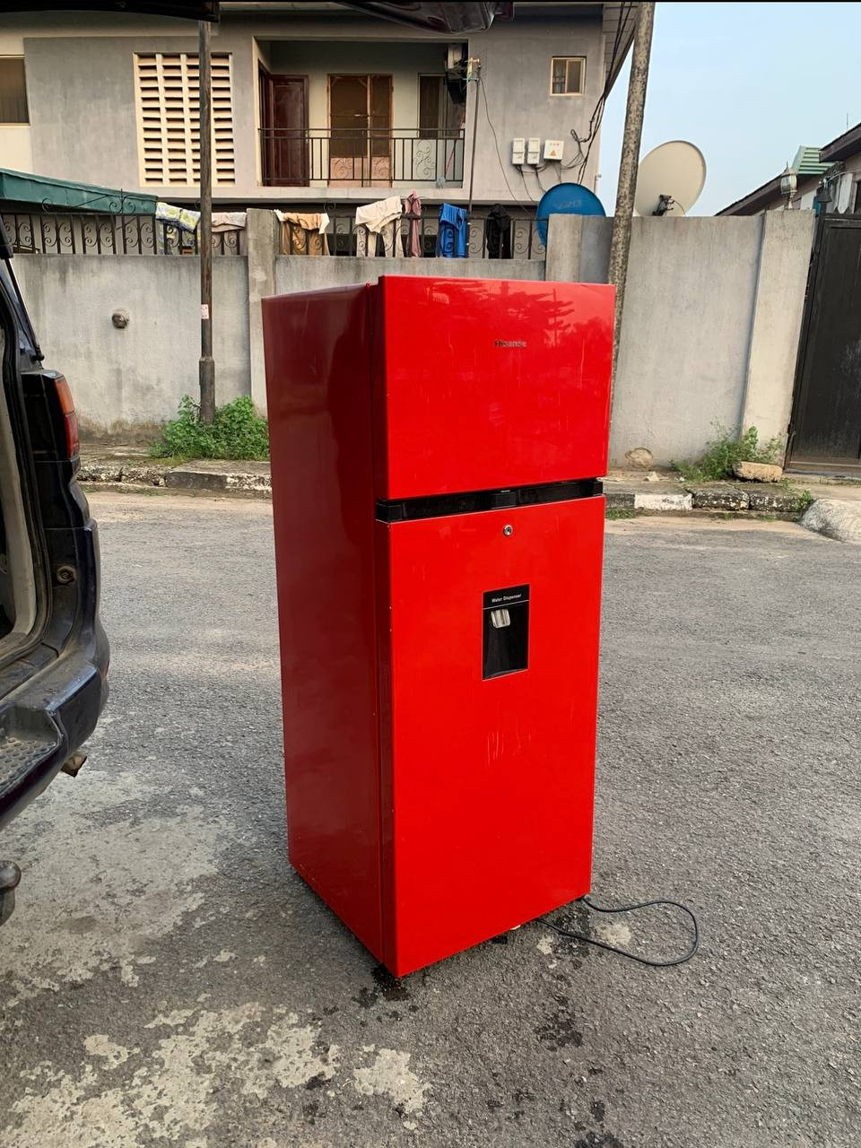 V.Clean Hisense Top Freezer Refrigerator 205L Red (205DRB) For-Sale