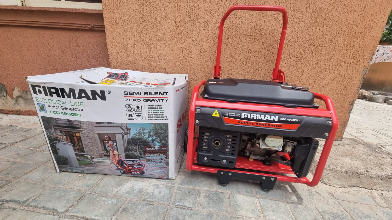 100% Clean like new Sumec Firman 3.4Kva 100% Copper Key Starter Generator | ECO-4990ES