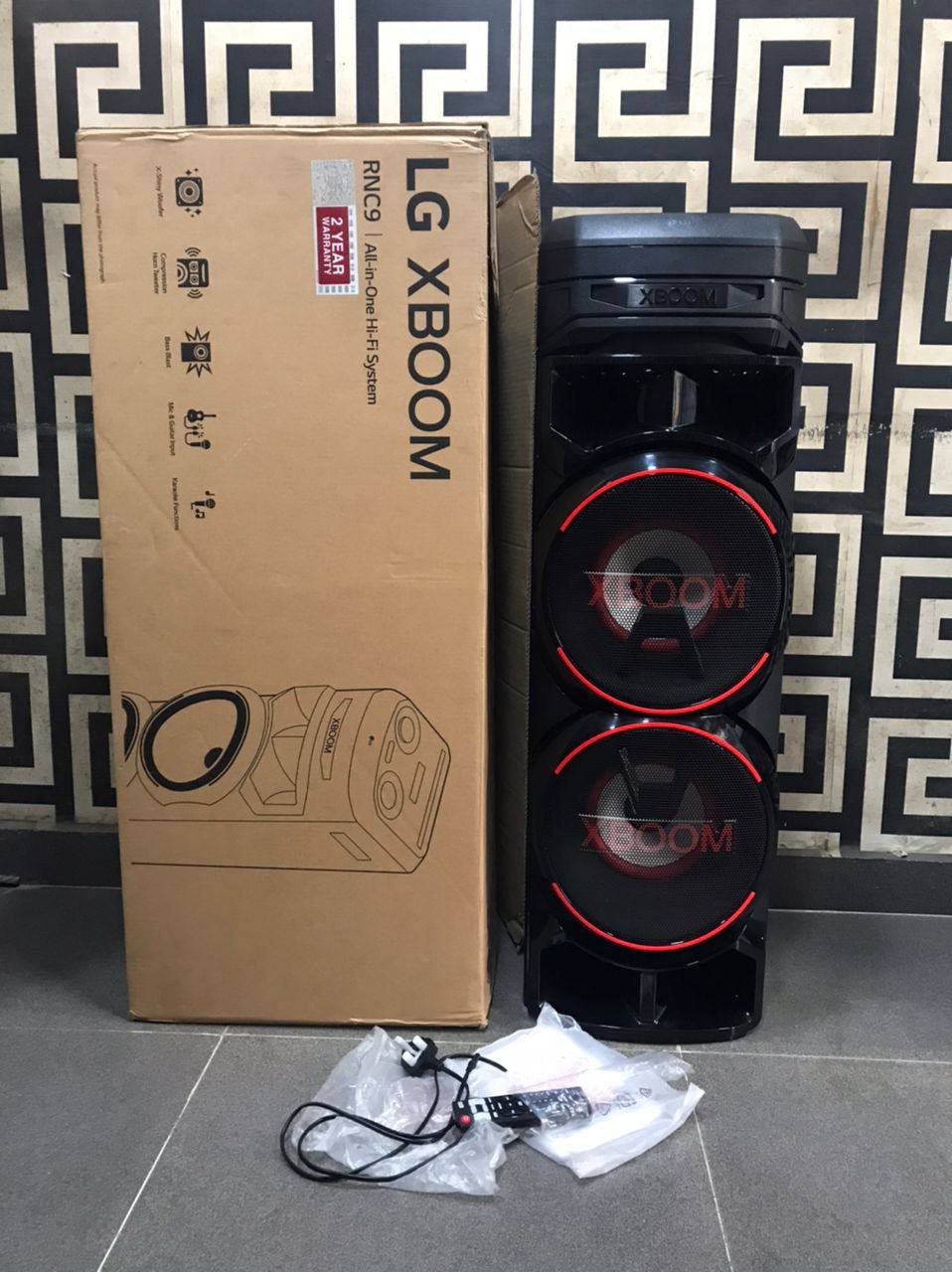 V.Clean 4Days Used LG 1800W Xboom RMS Home Theater | AUD 9RNC [BABA] With Box For-Sale