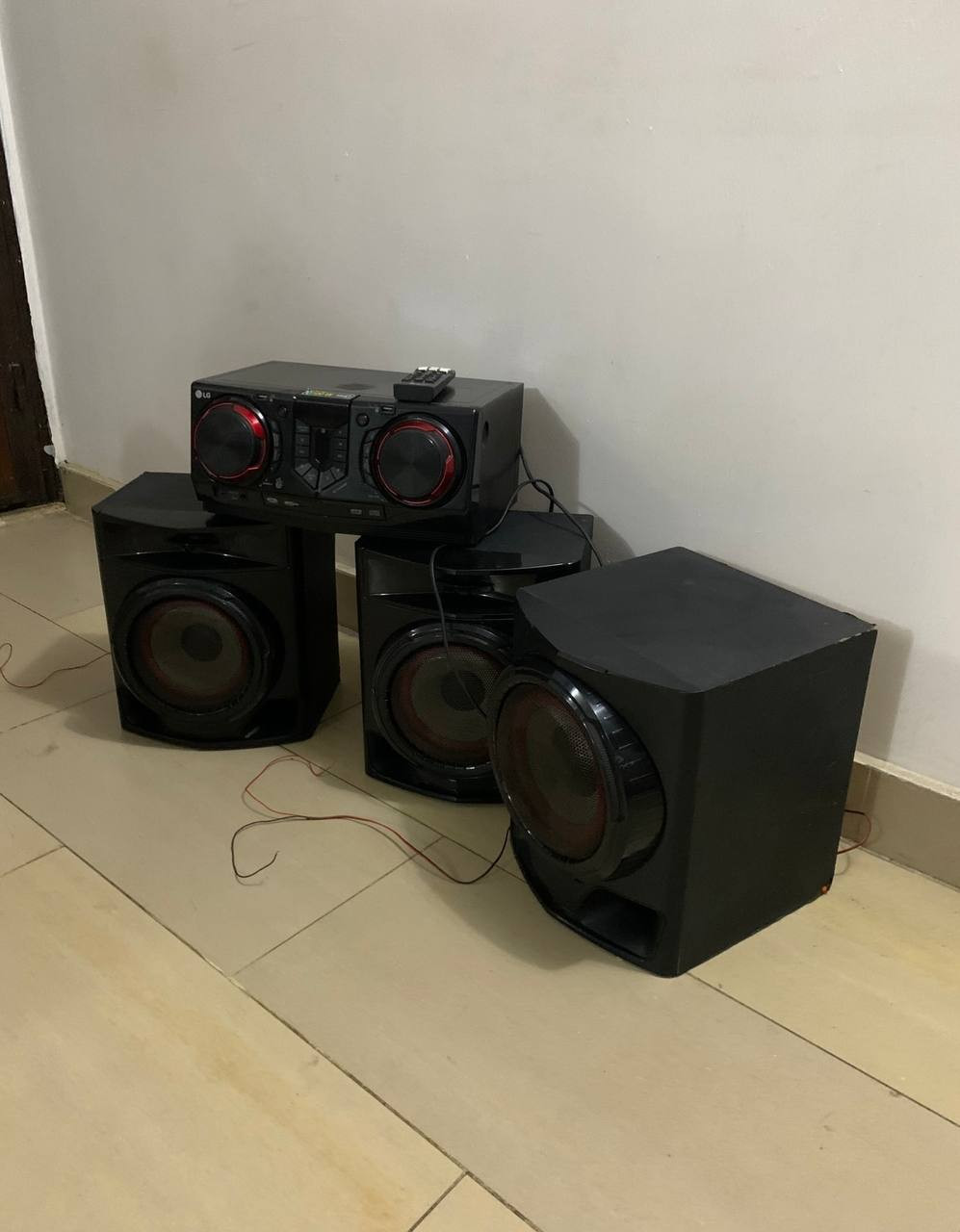 Clean 750W Bluetooth, LG Xboom Cj45 Sound System For-Sale
