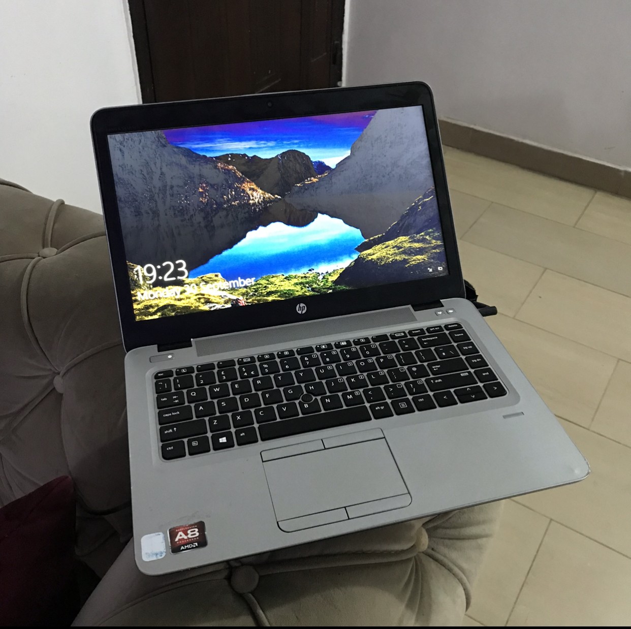 V.Clean 8Gb Ram, 256Gb Ssd, Hp EliteBook 745 G3 AMD PRO A8 Laptop For-Sale