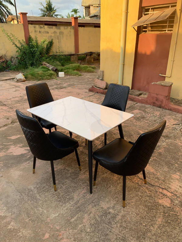 V.Clean 4 Seaters Classic Mable Table Dinning Complete Set For-Sale For-Sale [ Product Code >> 0437 ]