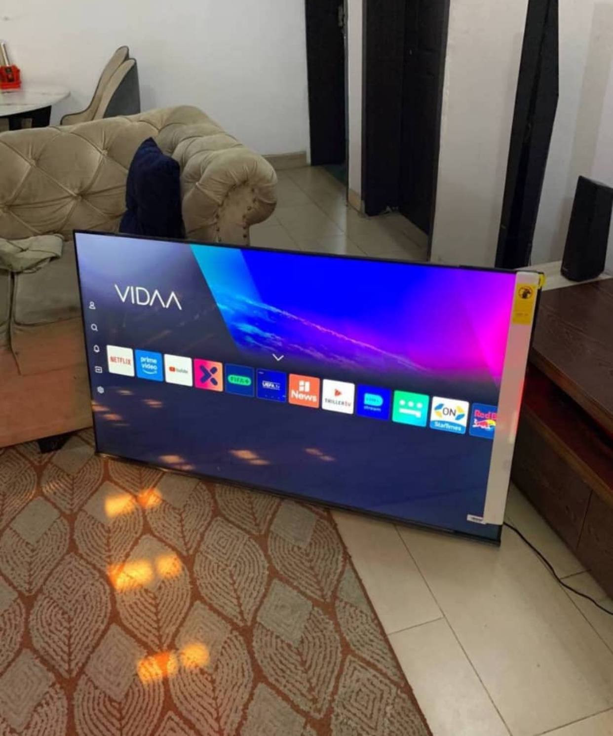 V.Clean, 2025 Model, 50Inches Hisense Bluetooth, 4K Smart Frameless Tv For-Sale [ Product Code >> 0759 ]