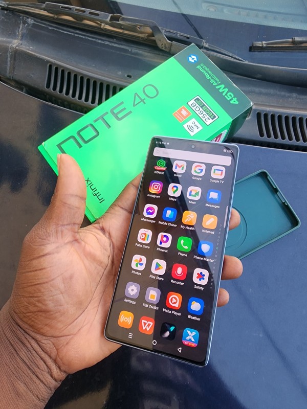Very Clean Infinix Note 40 8gb Ram 256gb With Carton For Sale