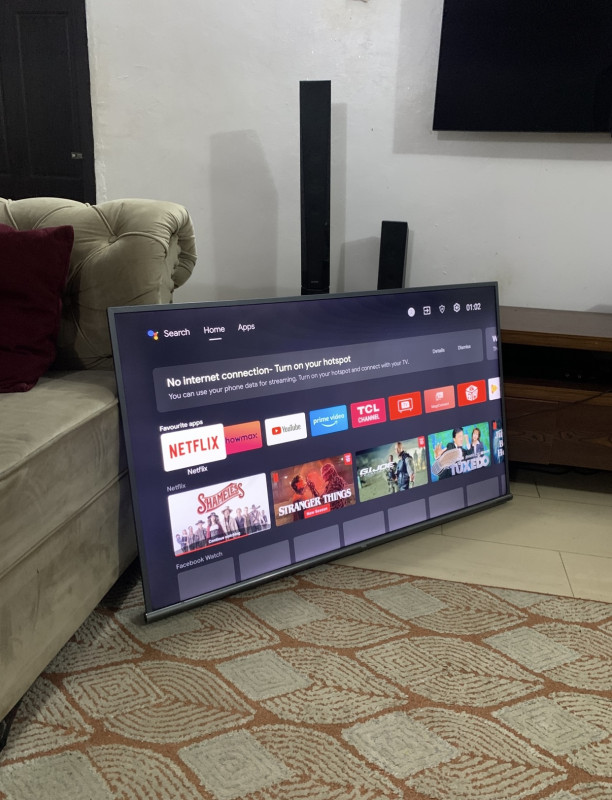 V.Clean, 50Inches, 4K, Smart TCL TV For-Sale