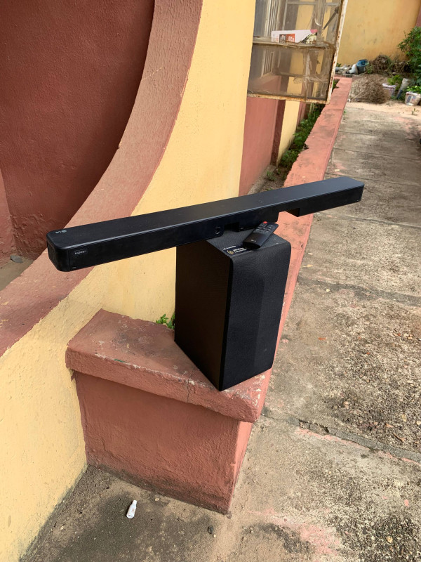 ❌❌SOLD-OUT❌❌ V.Clean 300W LG Sound Bar SN4, 2.1ch, AI Sound Pro, Wireless subwoofer (SPN4BM-W) For-Sale [ Product Code >> 0399 ]