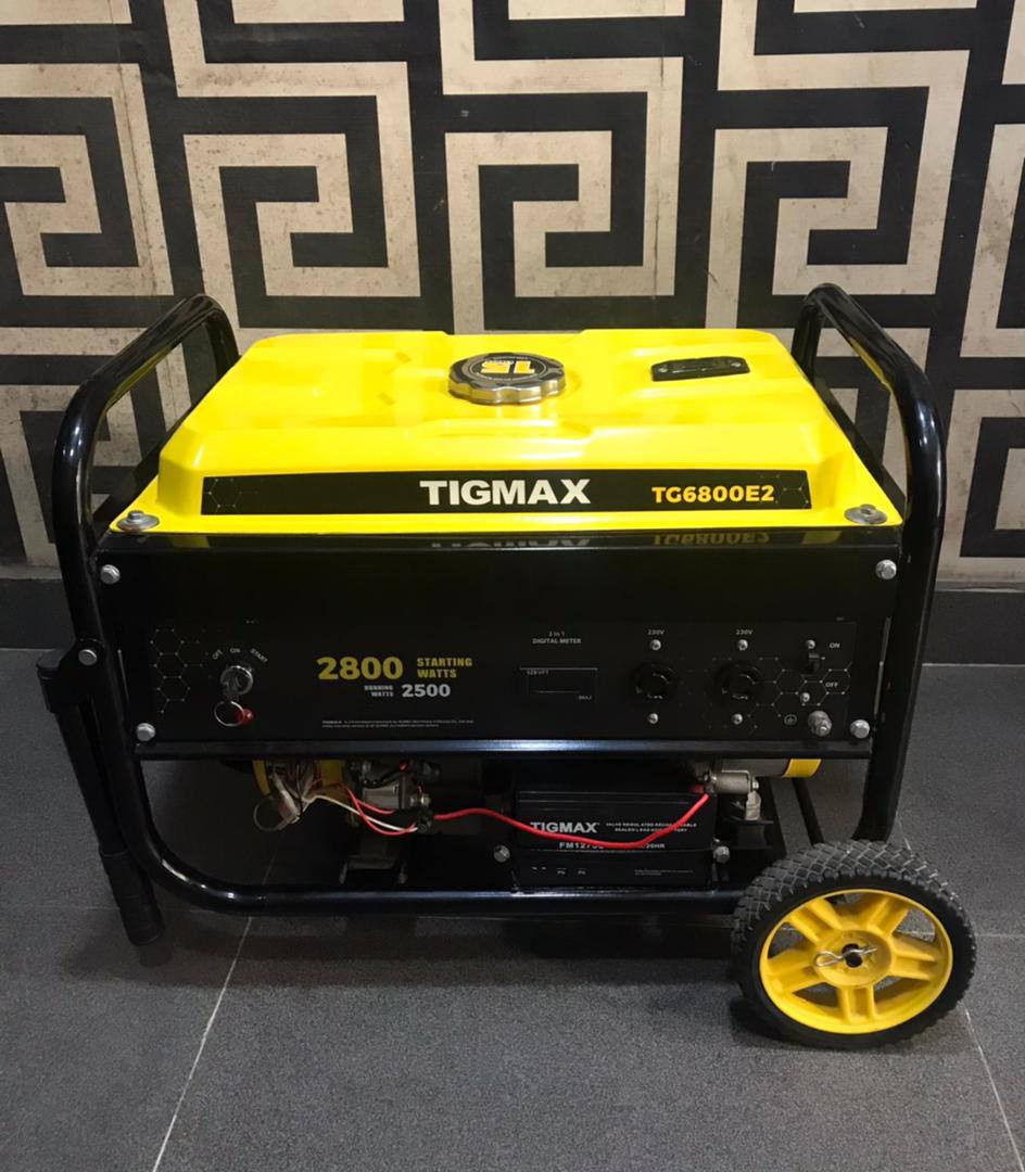 ❌❌SOLD-OUT❌❌V.Clean 2Weeks Used Tigmax 3.0Kva Key-start Generator-tg6800e2 For-Sale