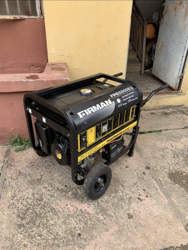 100% Clean Sumec Firman kick and start 6.5KVA Generator FPG8800E2