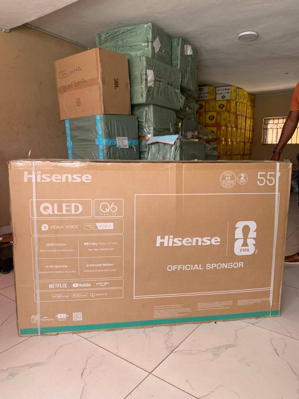 ❌❌SOLD-OUT❌❌[2026 Model, Awoof Brand New Hisense 55 Inches 4K QLED Smart Television |TV 55Q6Q For-Sale Product Code>> 0333 ]