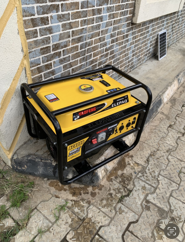 V.Clean 3Weeks Used Elepaq Yaofeng 4.5Kva Manual Starter 100% Copper With timer Generator set For-Sale [ Product Code >> 0628 ]